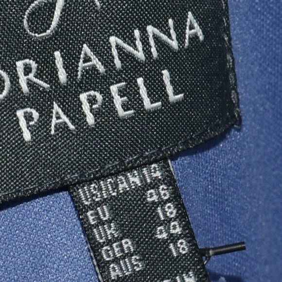 Adrianna Papell Cap Sleeve Stretch Tulle Gown! - Picture 15 of 15